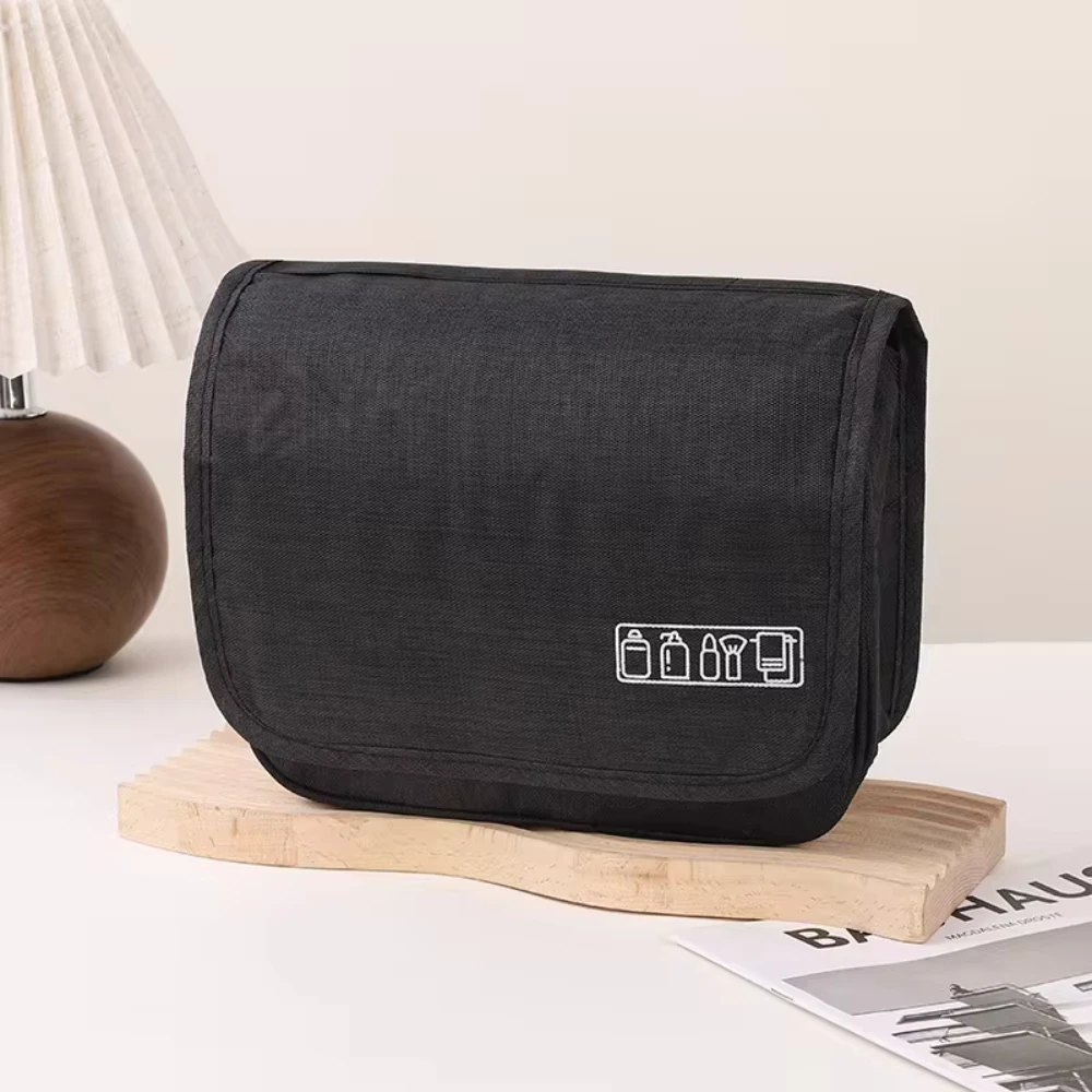 Oxford Fabric Men Business Portable Storage Bag articoli da toeletta Organizer borsa cosmetica da donna borsa da viaggio impermeabile da appendere