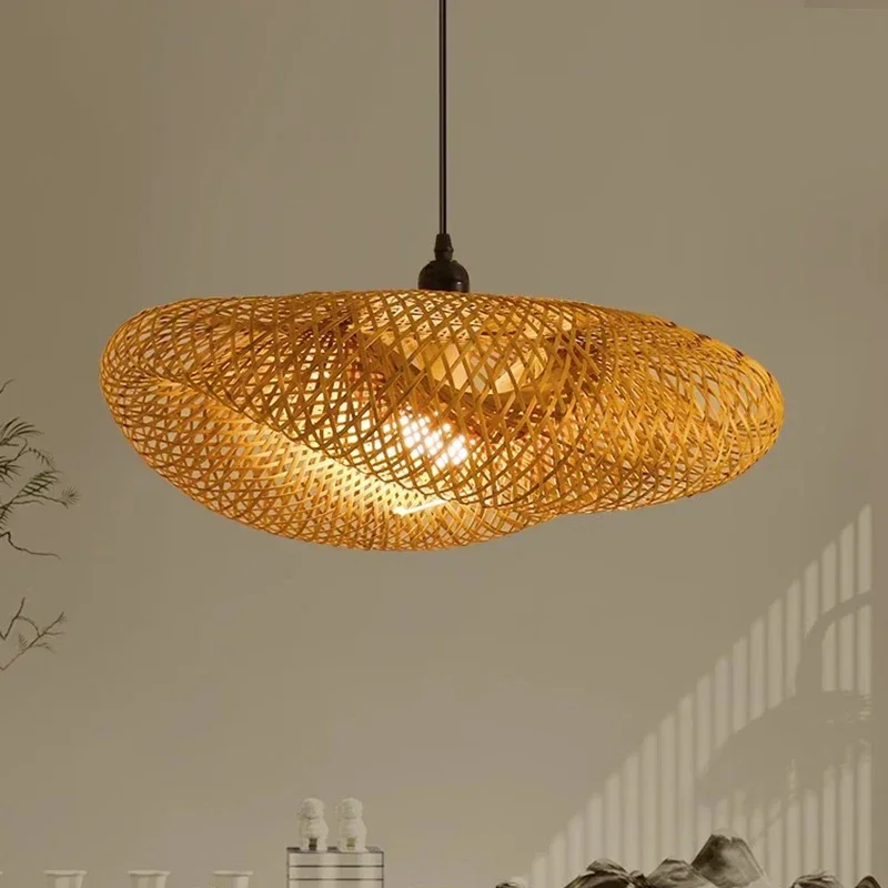 

Bamboo Home Decoration Pendant Lights Ceiling Lamp Modern Bedroom Chandelier Pendant Lights Lustre Indoor Lighting Lucerna LLPL