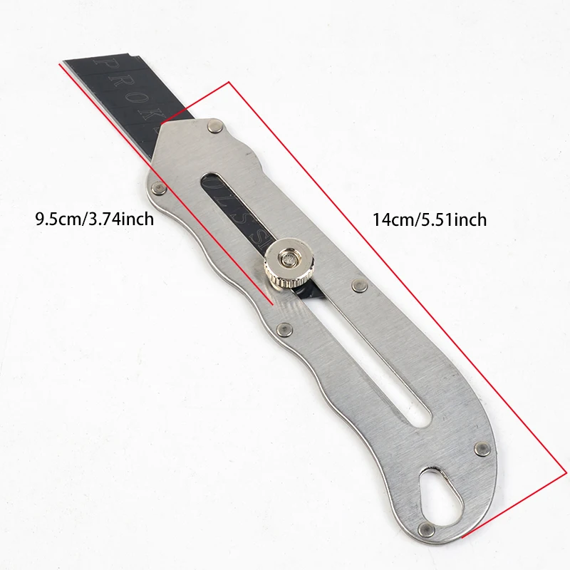 New Stainless Steel Utility Knife Steel Wallpaper Knife Holder Durable Sturdy Fast Cutting Manual Lock