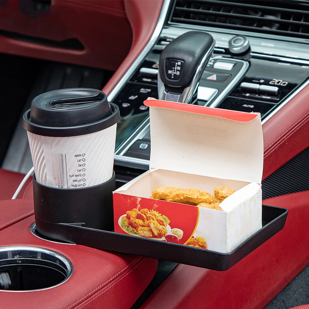 Car Drinks Holder Cup Tray Shelves Stowing Tidying Car Table Organized Auto Accesories Bracket Drink Food Coffee Tray Board