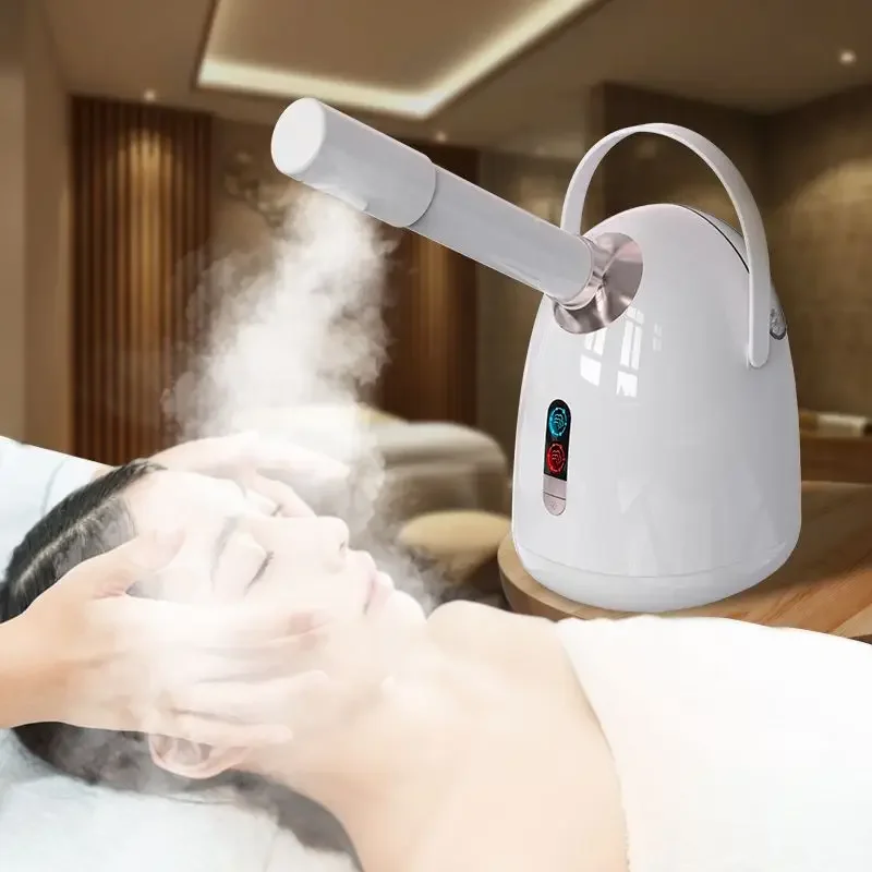 Cold and hot double spray face steaming instrument household small face steam engine nano water spray hot spray