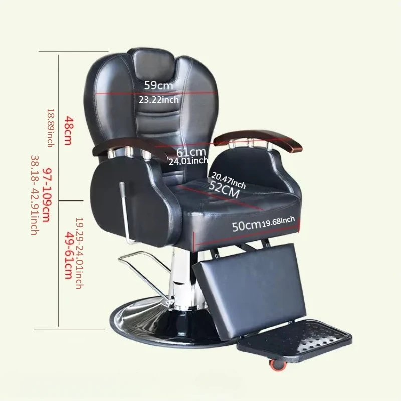 Professional Barber Chairs Hair Stylist Shaving Hairdressing Barber Chair Equipment Luxury Muebles De Barberia Barber Furniture