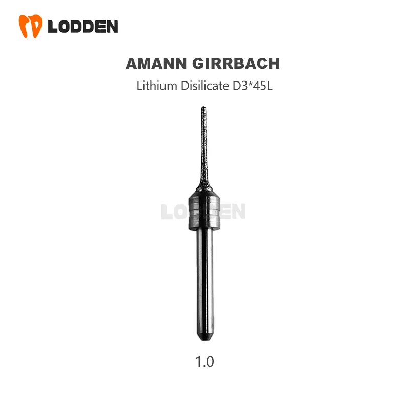 Amann Girrbach for Lithium Disilicate Dental Lab Milling Burs NC D3 Grinding Material Drills 1.8 1.4 1.0 0.4 Tools