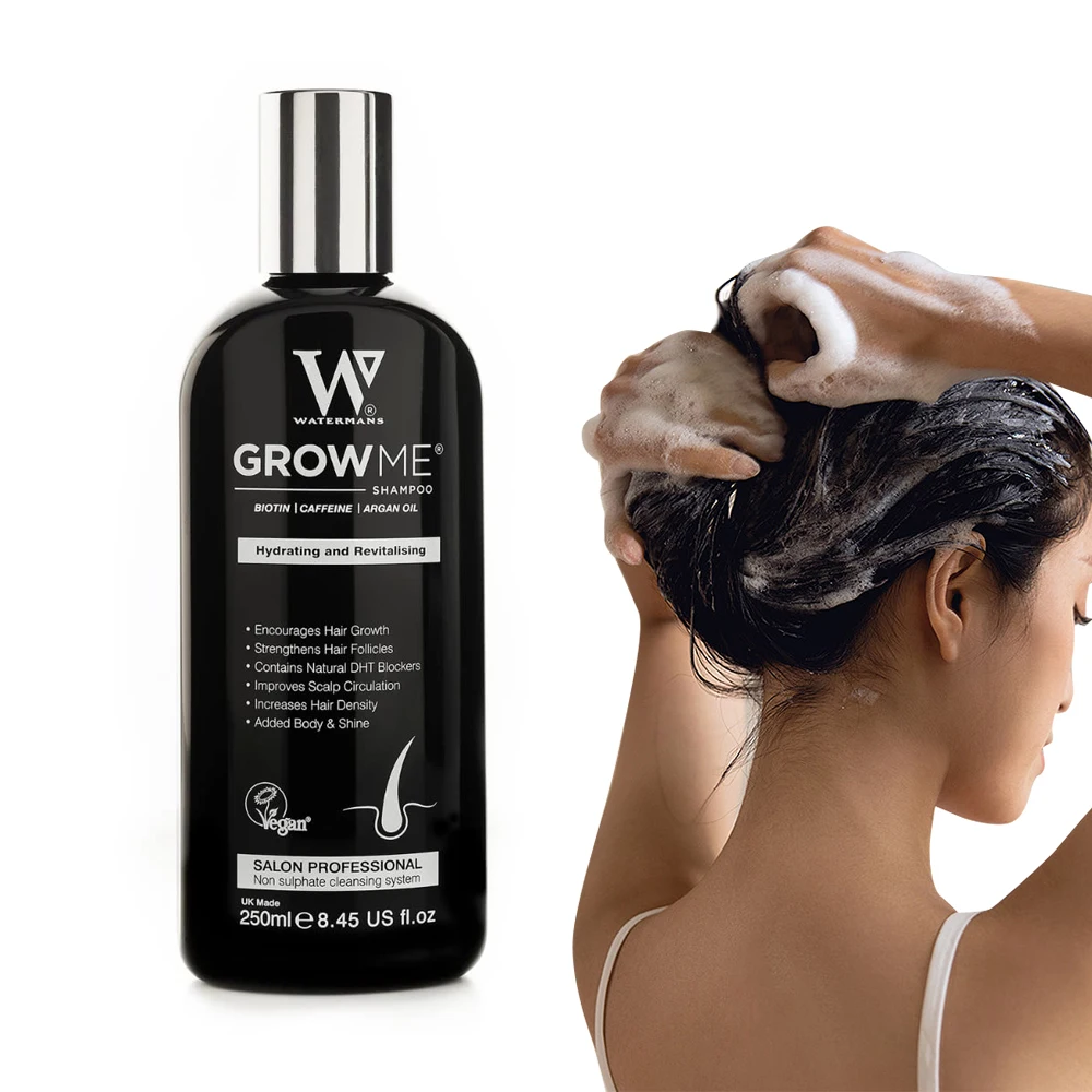 

Watermans Grow Me® Hair Growth Shampoo Stimulates Hair Growth Strengthens Hair Follicles Great For Hair Loss Problem