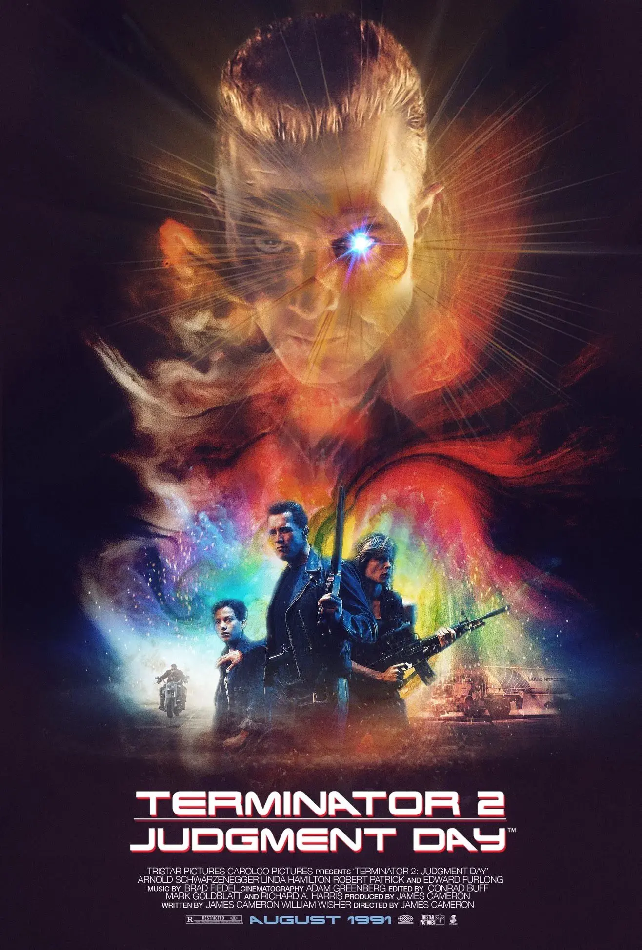 Arnold Schwarzenegger Film The Terminator Zijden Poster Op Maat Gemaakt Decoratief Wandpaneel voor Thuis