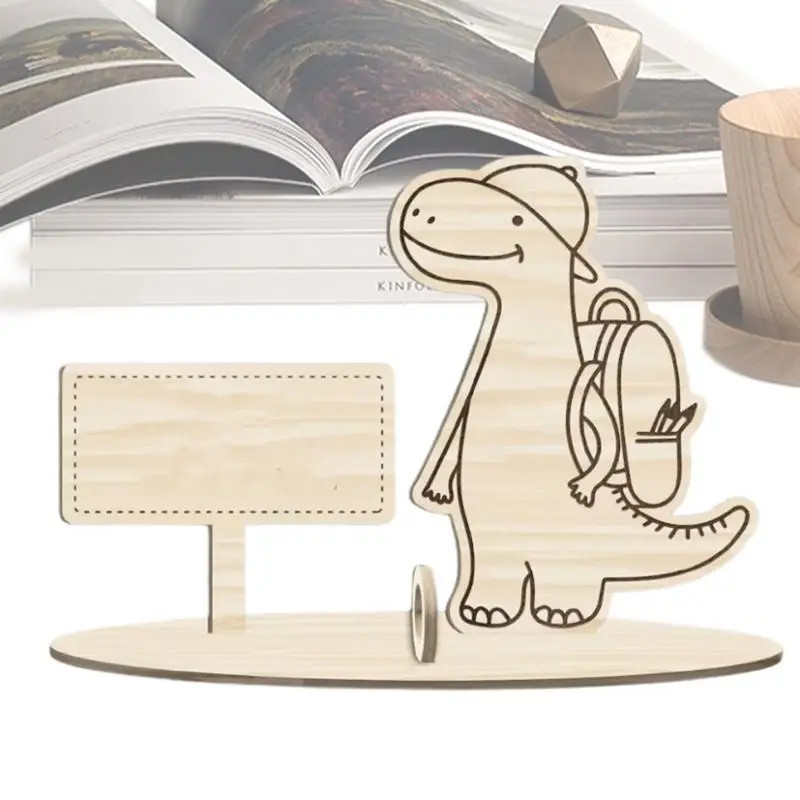 Dinosaur Craft Paint Wood Back To School Decor Money-Saving Holders Decorative Welcome Back To School Party Supplies With