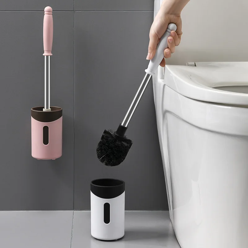 

Toilet brush with no dead corners for washing toilets, wall mounted household set