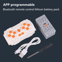 2.4G APP Programmable Building Blocks Remote Control Power Functions Set Rechargeable Battery Box Toys For Kids Christams Gifts