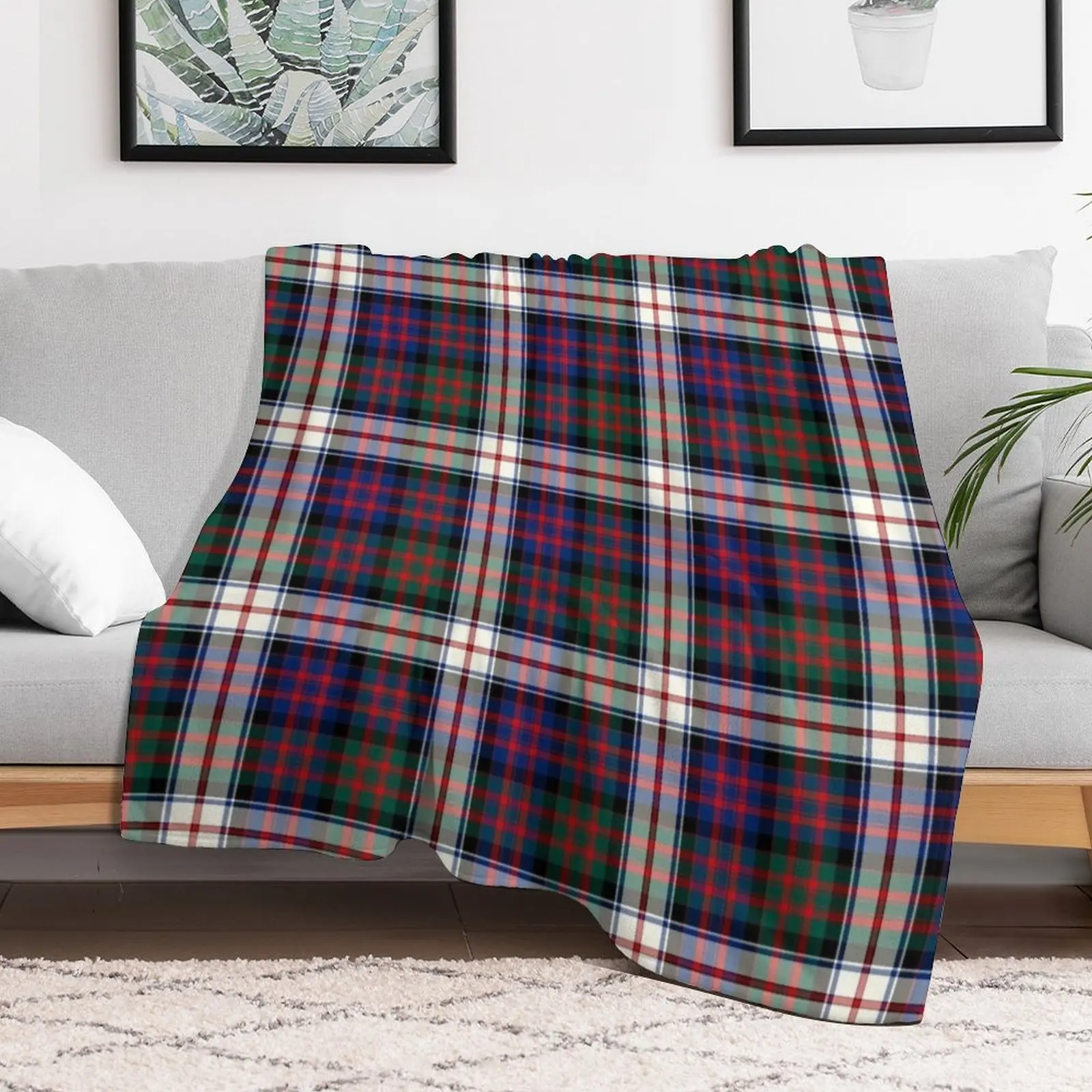 MacDonald Clan Tartan (Dress) Throw Blanket cosplay anime Decorative Beds Custom bed plaid Blankets