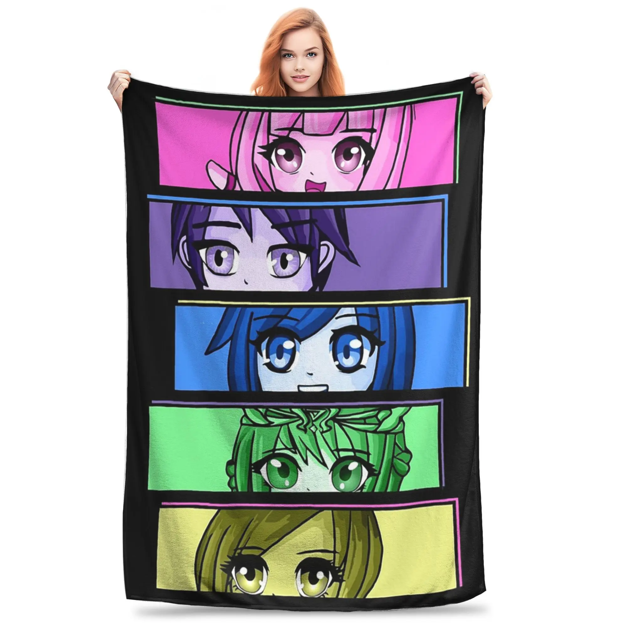 Manta estética Funneh Krew, manta de franela suave y cálida, manta de felpa para cama, sala de estar, Picnic, viaje, hogar, sofá