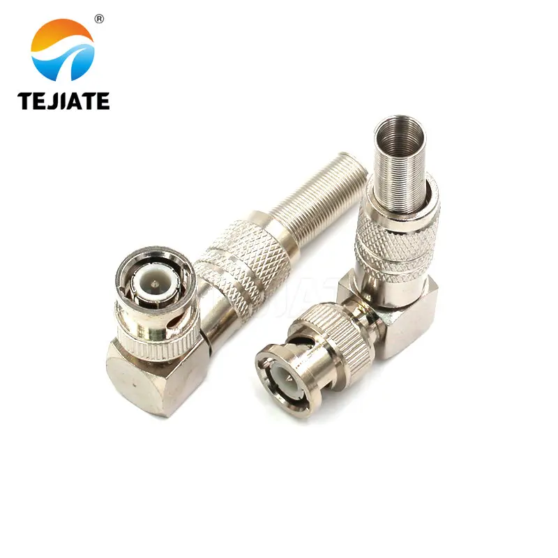 1PCS BNC-J-3/BNC-K/J-5 Tejiate Solderless Connector for Security CCTV Male and Female Adepter