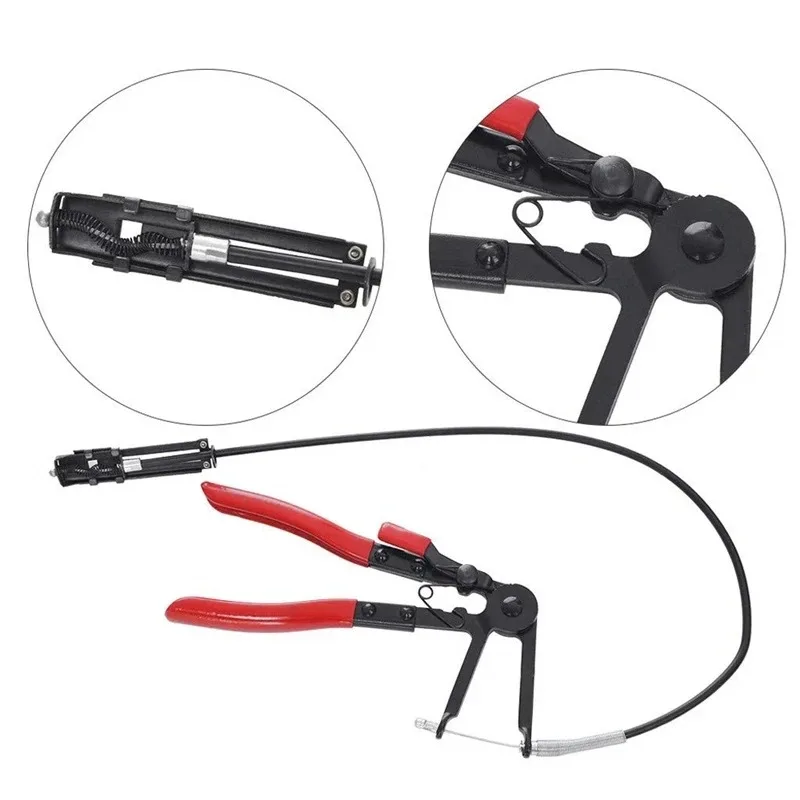 

9Pcs Auto Hose Clamp Ring Plier Set Flexible Wire Cable Bend Type Remover Oil Seal Screwdriver Car Repairing Tools