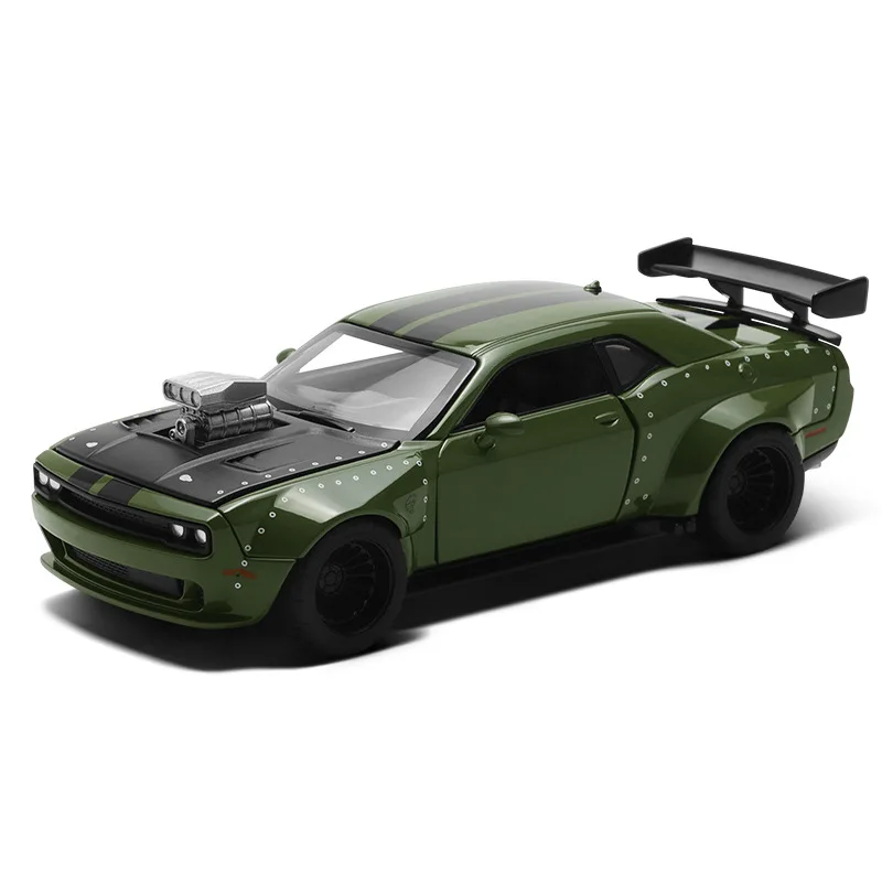 1/36 Scale 2022 Dodge Challenger SRT Jailbreak Assemble Diecast Car Collectable Toy Gifts for Children