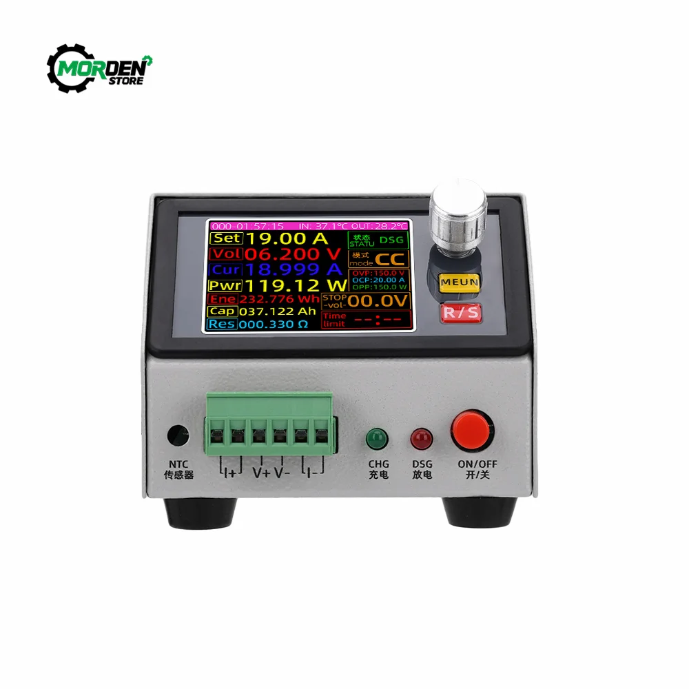 Imagem -06 - Cnc dc Battery Load Resistance Tester para Eletricista Tool 12v 2.4 20a 150w