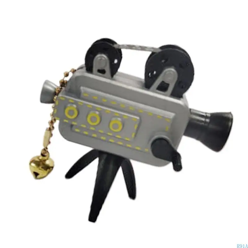 R91A Mini retrò proiettori portachiavi con portafoglio a proiezione a mano