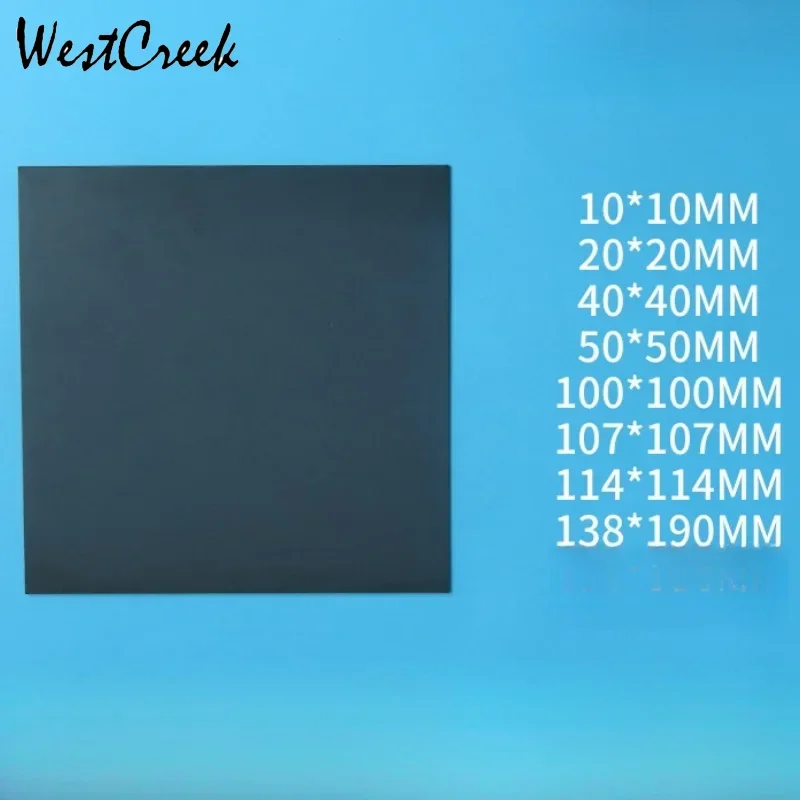 10x10/20/50mm Silicon Nitride Ceramic Sheet/Plate  Ultra-thin High Hardness High-temperature Resistant Thermal Insulation Si3N4