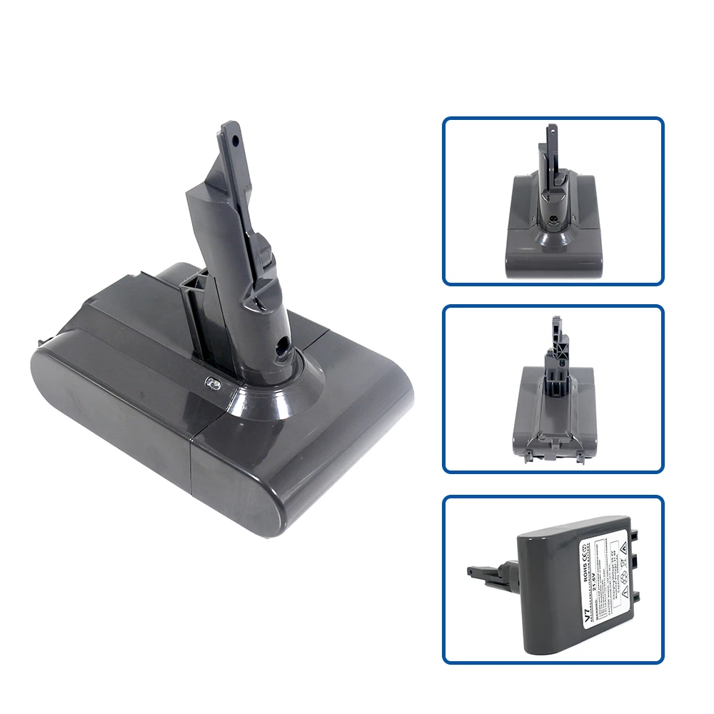 

For Dyson V7 21.6V 2Ah 2000mAh li-ion rechargeable battery, replace the lithium-ion battery of Dyson V7 vacuum cleaner robot.