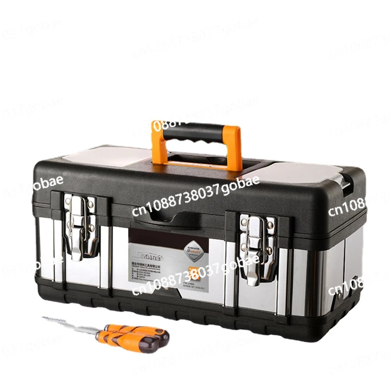 Yy Stainless Steel Toolbox Home Use Set Industrial Grade Portable Electrician Storage Box