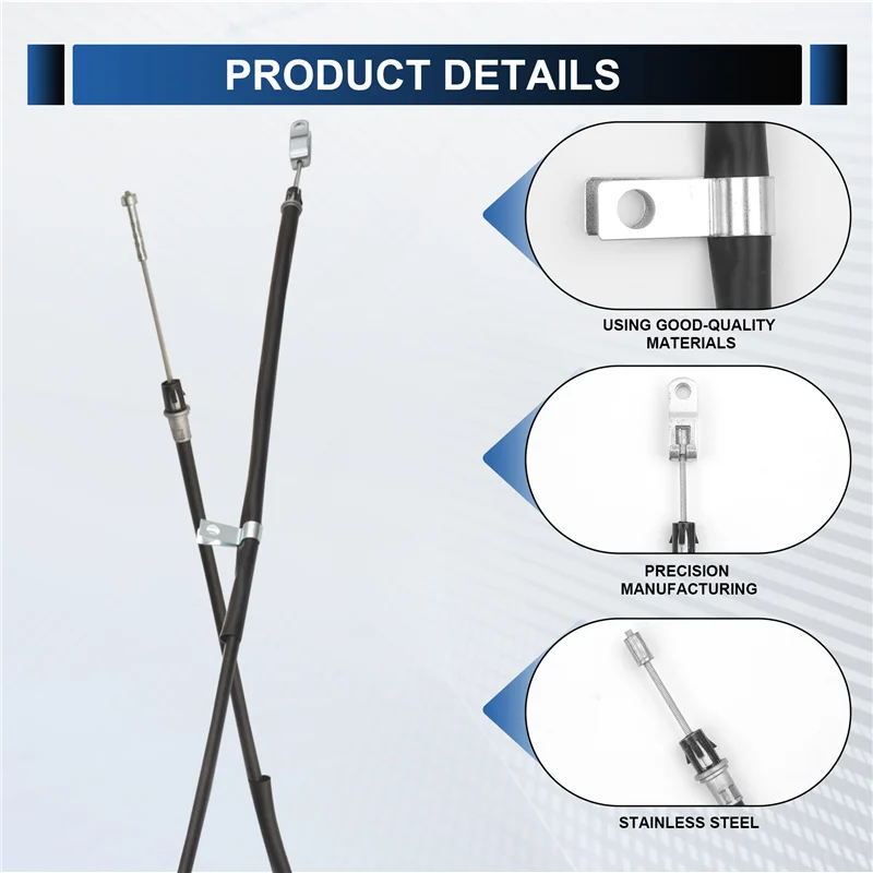 

Hot!Brake Cable For Club Car Precedent 2008-Up,L+R Driver And Passenger Side,103528701 102557501 103528702 102557502