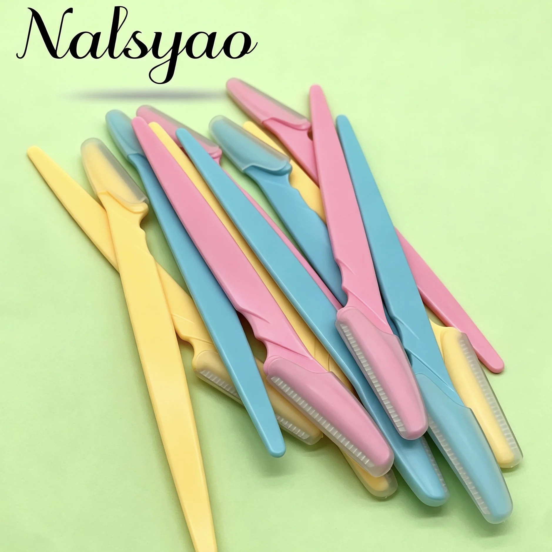Wholesale 5/10/30/40pcs  Razor for Trimmer and Women Eyebrow and Men Shaver with Hair Razor and Face  Protective Cover,Safe rap