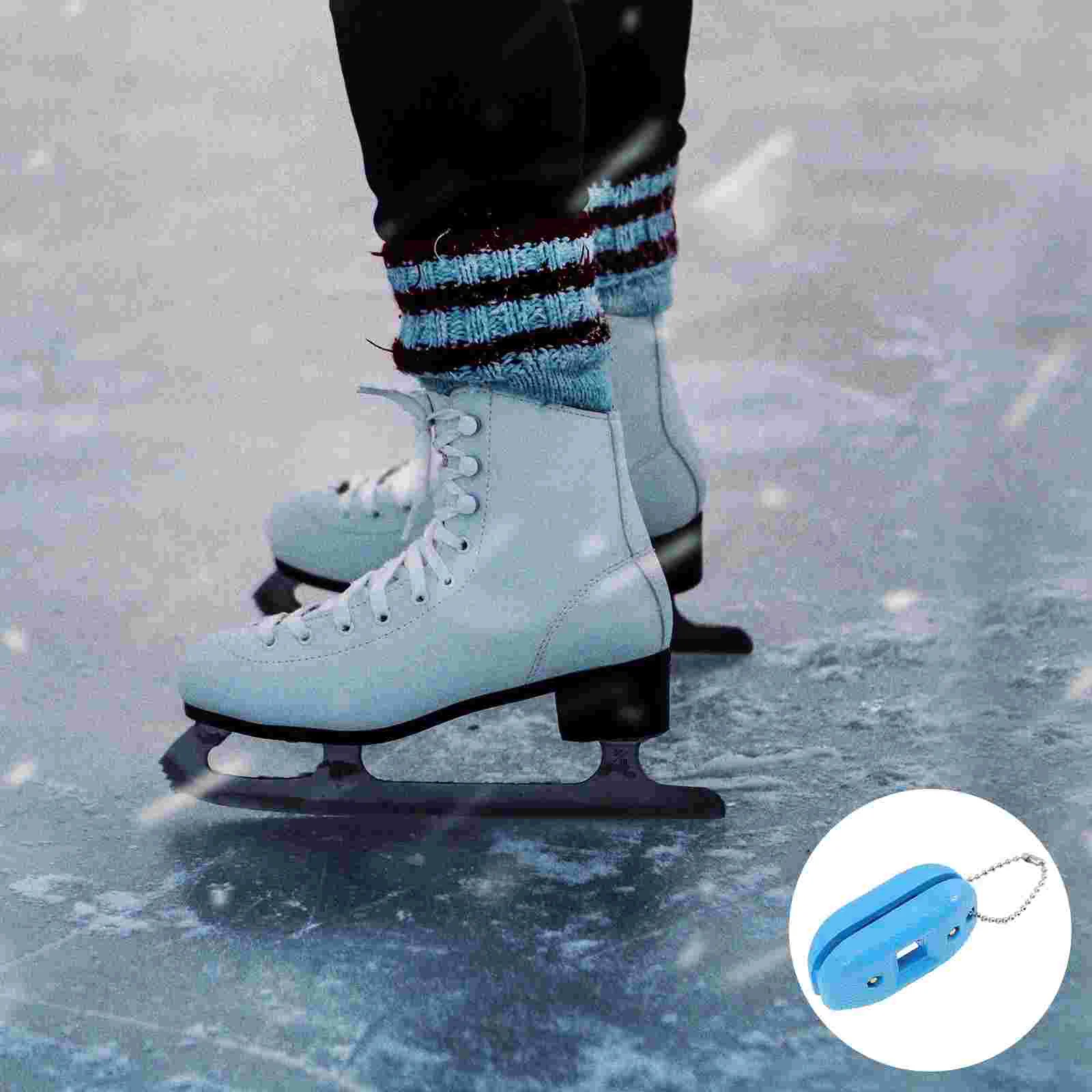 Skate Sharpener Ice Blade Maintenance Skating Blades Sharpening Tool Knife Accessory Portable Abs Convenient Edge Tuning