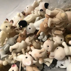 Animal Flocking Figura Brinquedos, Animais Famílias Parcial Defective Cute Dog, Urso, Coelho, Mistura Parcial Sem Cauda, Carga a granel, Aleatória