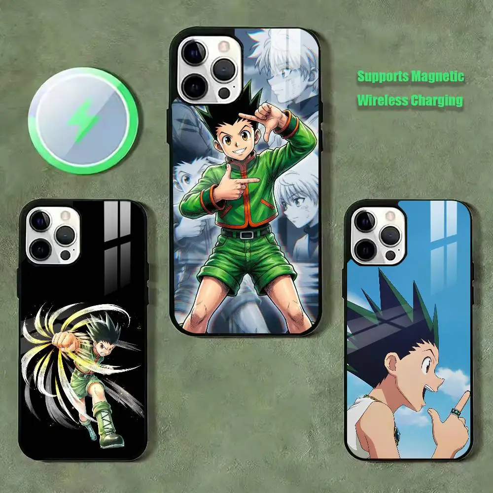 

Hunter Gon Freecss Phone Case For iPhone17,16,15,14,13,12,11 Plus,Pro Compatible with magnetic wireless charging