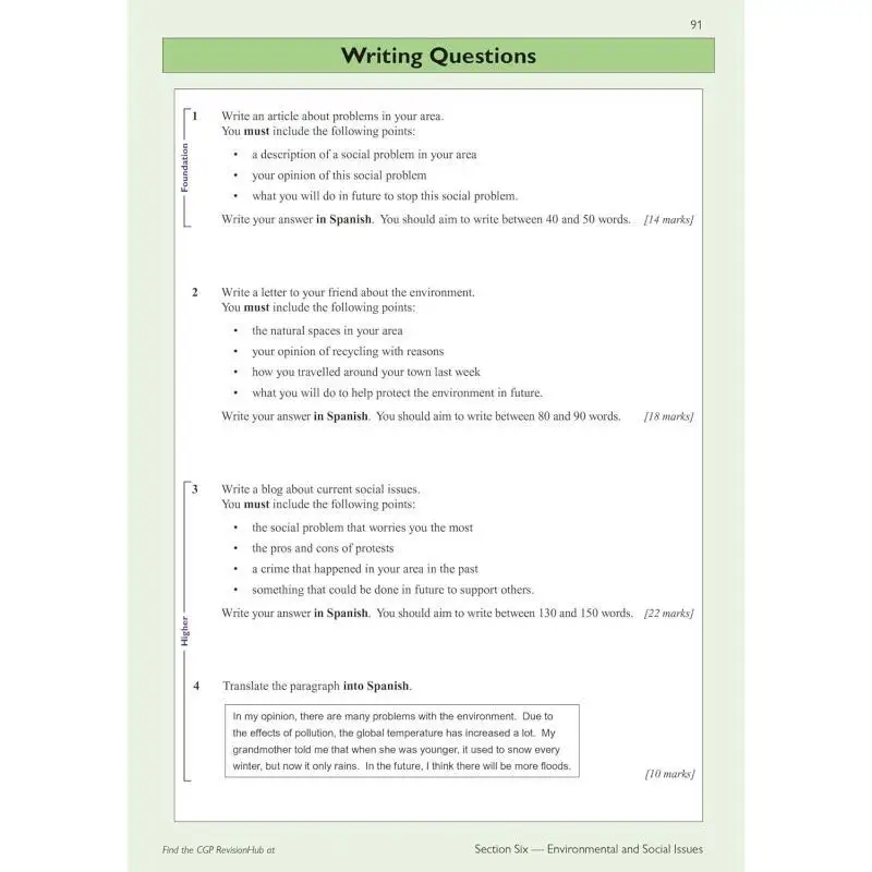 ممارسة مراجعة كاملة من Edexcel الإسبانية الجديدة مع CGP RevisionHub لللامتحانات من 2026 CGP 9781837741274 #3