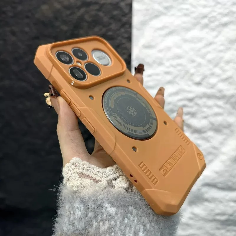 Etui na Poco F8 Ultra Pro, miękkie TPU, magnetyczne, pogrubione, odprowadzające ciepło, odporne na wstrząsy, osłona na telefon Poco F8 Ultra 5G, bumper. — zdjęcie produktu 2