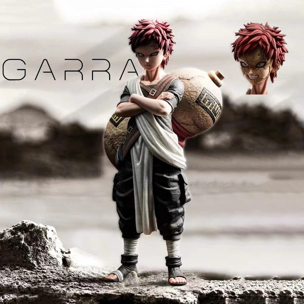 Anime figure  NARUTO Figurine Gaara Figure GK PVC Statue Model Collectible Toys Gifts 26-28cm