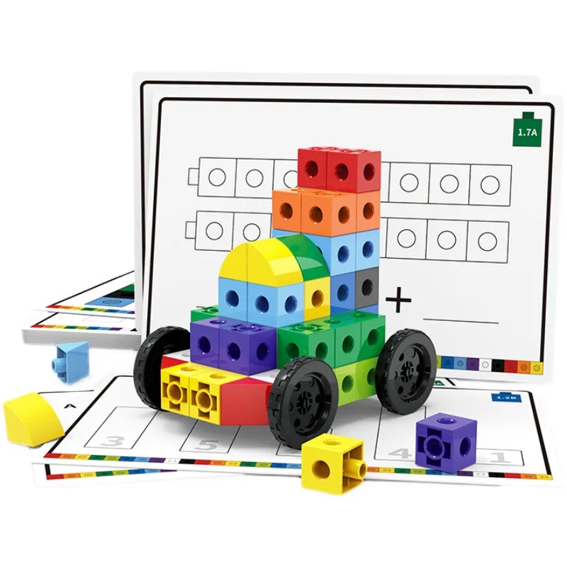 

Mathematical logic thinking training set Variety DIY building blocks kindergarten children's early education action toy gift