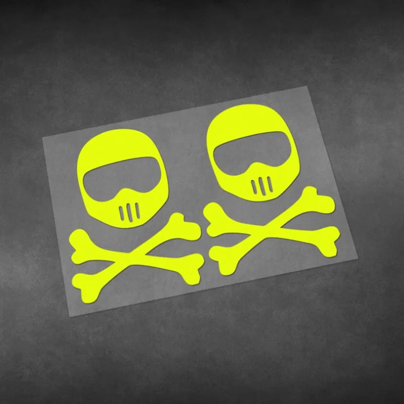 

Retro Vintage Skull Helmet Decals Motorcycle Car Body Glass Decorative Pegatinas Waterproof Reflective Stickers Vinyl Material