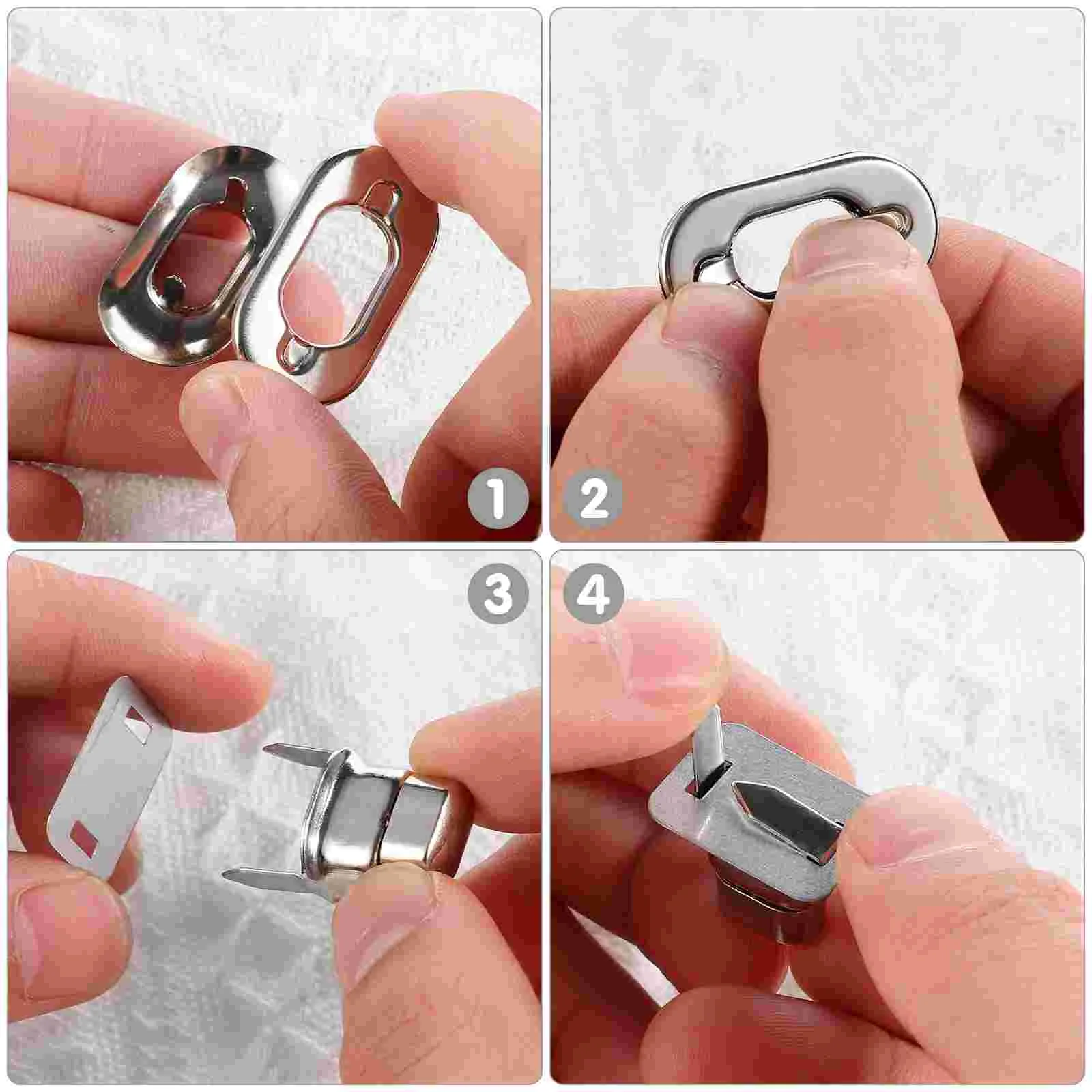 Purse Turn Lock Bag Locks for Bags Tote Handbags Fastener Twisting Closure Latches DIY Clasp