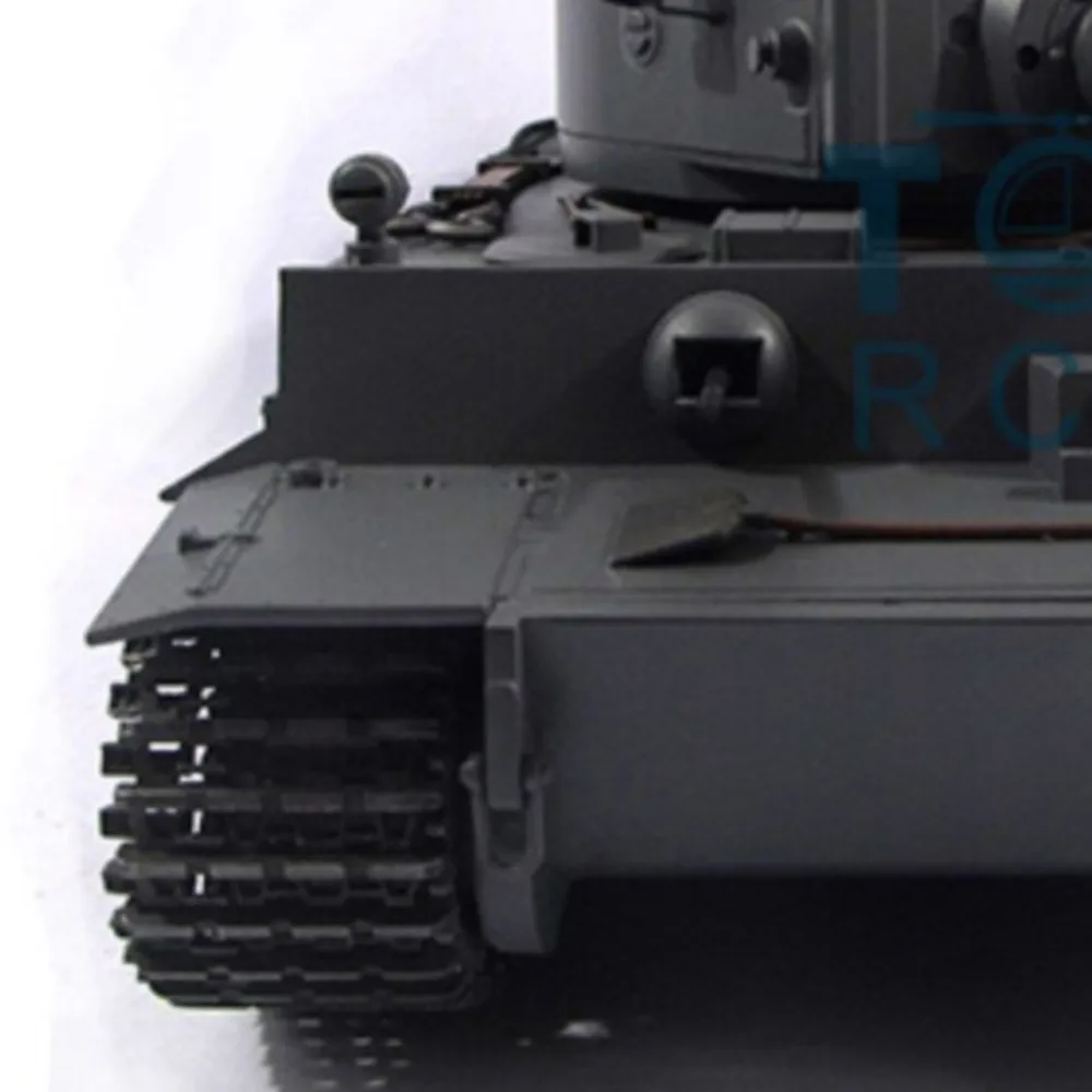 Métal Mato 1/16 échelle 360 degrés rotatif allemand Tiger I RC RTR modèle de réservoir BB tir couleur grise 1220 TH00649-SMT7