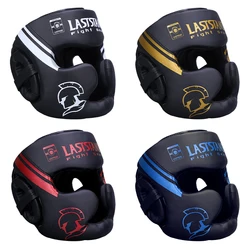 Tipo fechado Boxe Chapelaria para Homens e Mulheres, Head Guard Sparring, Muay Thai, MMA, KickBoxing, Equipamento de segurança, Cobertura Facial Total