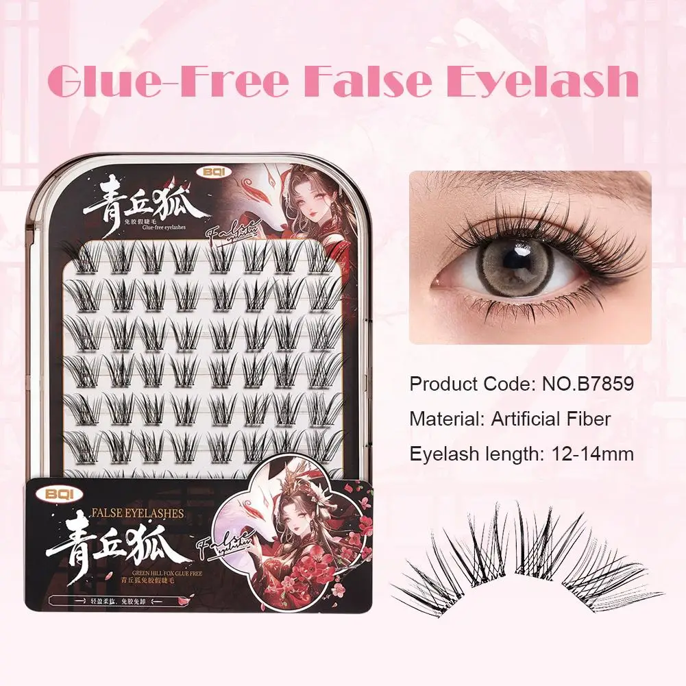 Pas de colle nécessaire faux cils inférieurs vaporeux chat porter naturel facile à appliquer volumineux quotidien oeil aux cils moelleux T0I1