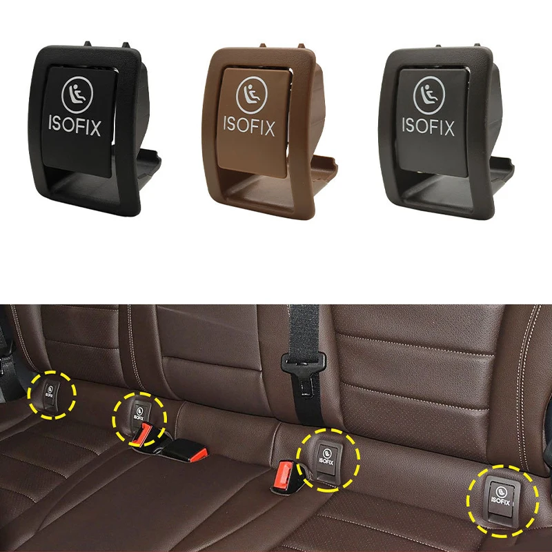 

Car Child Seat Cover Rear ISOFIX Safety Seat Buckle for Mercedes-Benz GLC/W253 2015-2022 2059200806