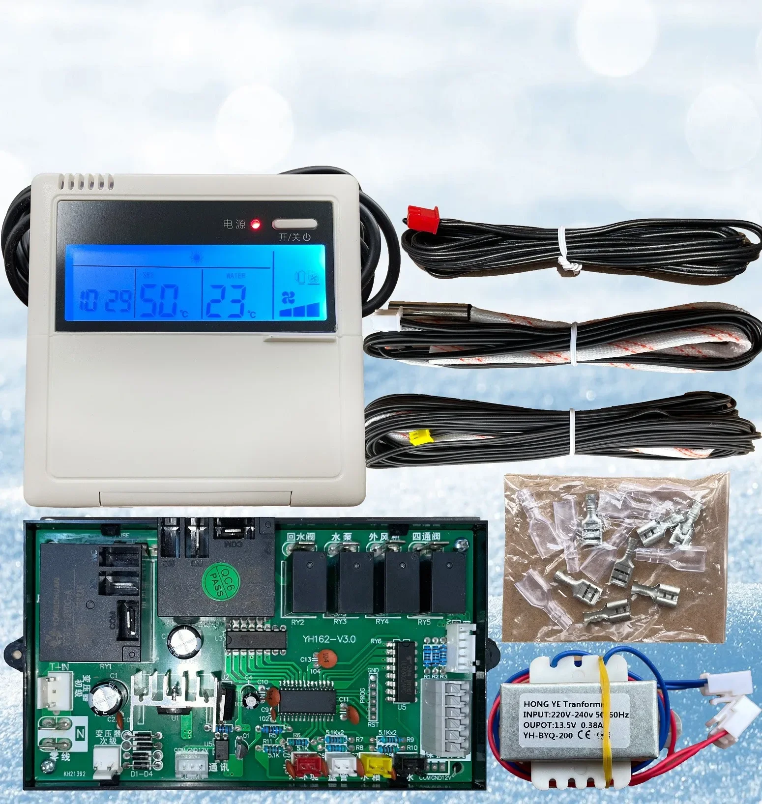 

Modification of the General Version Control Board of the Large Screen Air Energy Water Heater Controller for Heating and Cooling