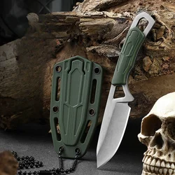 2024New mini coltello EDC collana coltello outdoor multifunzionale tattico collo coltello campeggio portatile