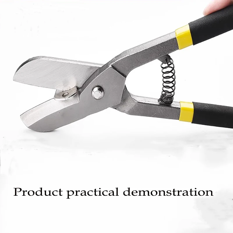 Iron sheet Scissors Heavy Duty Tin Scissors Cutting Sheet Metal Aviation Scissors Stainless Steel Plate Cutters Hand Tools shear