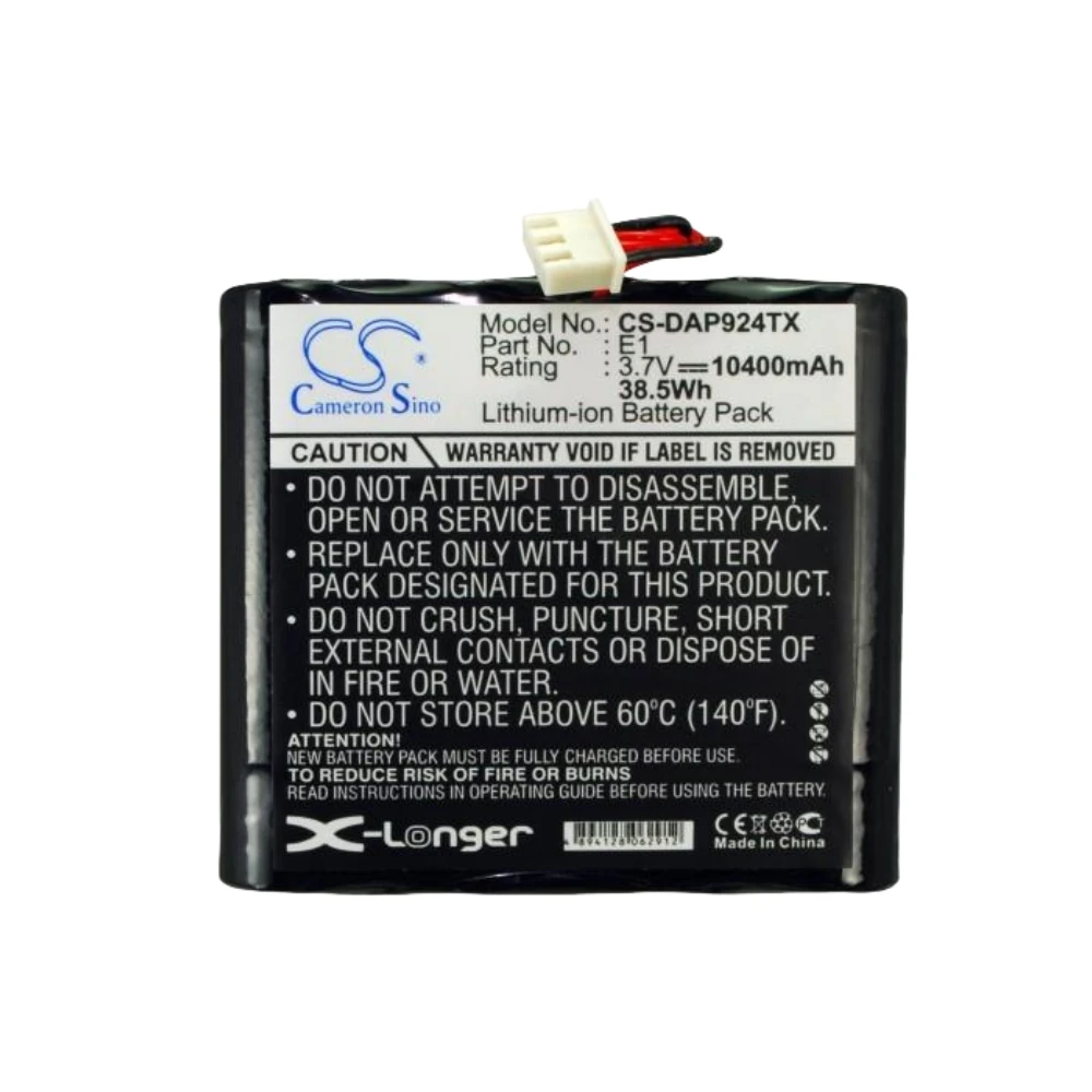 

Li-ion DAB Digital Battery for Pure,3.7v,10400mAh, VL-60924 Evoke-2S Evoke Mio Sensia One Flow Verona,E1