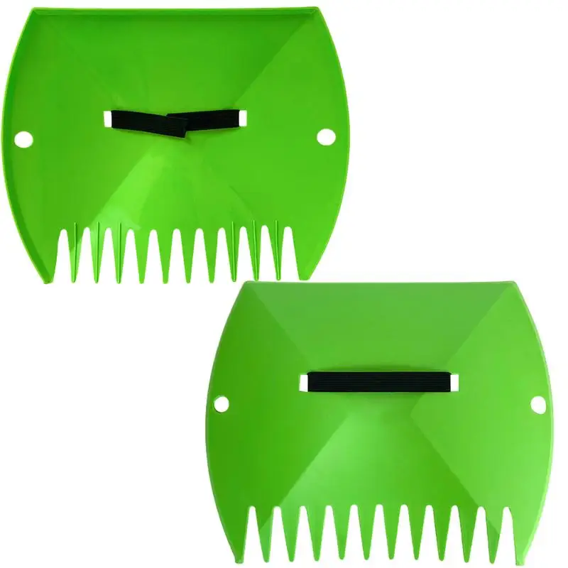 Leaves Scoops And Claws Hand Held Garden Rake Grabbers Sturdy Ergonomic Grip Leaves Rake Lawn Debris Trash Pick Up Tool Hand