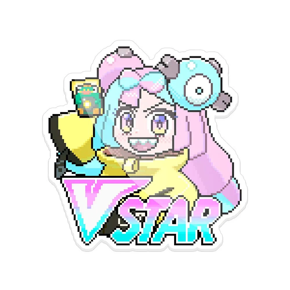 

Diy Ptcg Scarlet and Violet Trainer Lono Vstar Acrylic Refrigerator Stickers Lono Chien-Pao Cute Vstar Anime Card Gift Toys