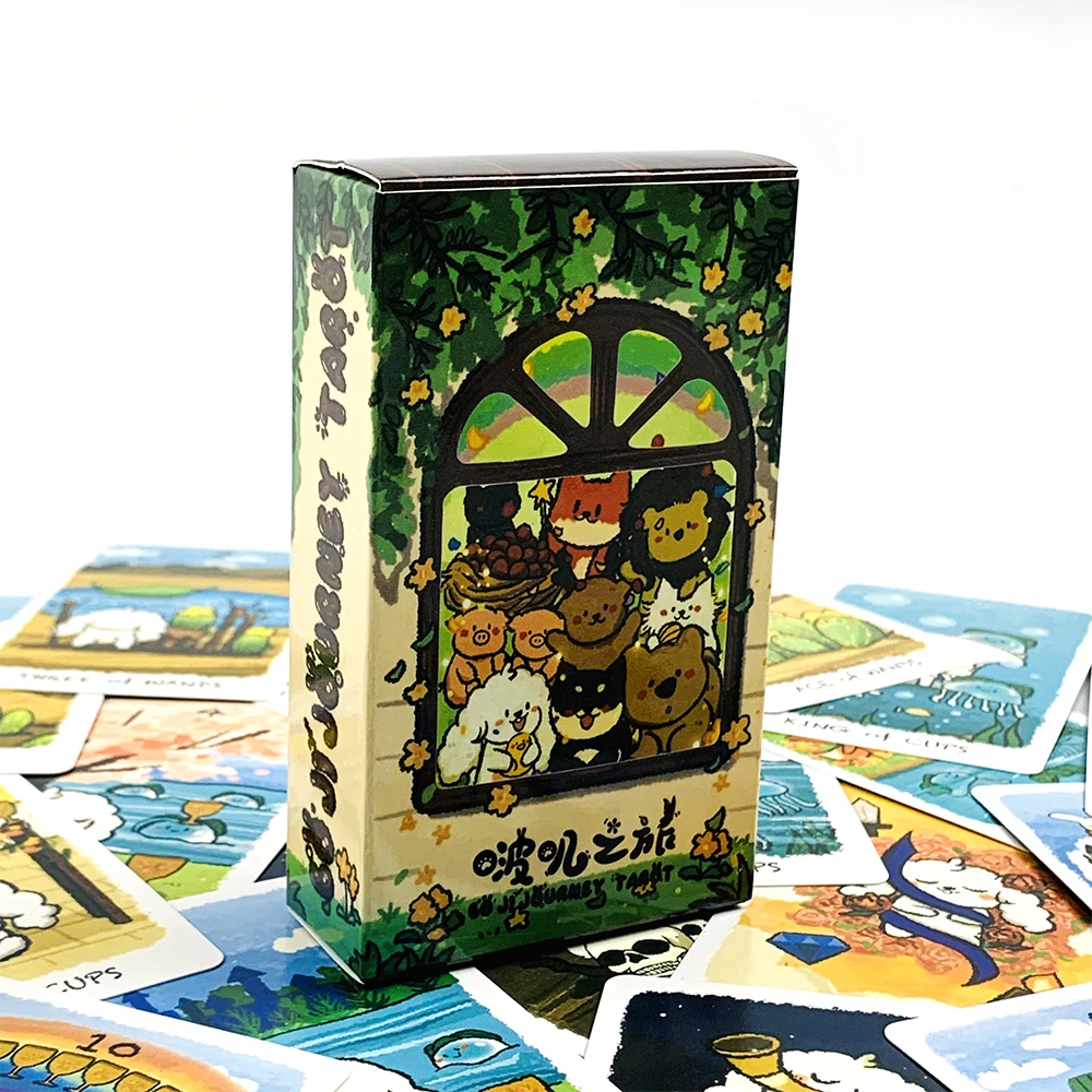

BOJI Journey Tarot Cards A 78 Tarot Deck Capturing The Tarot World Journey of BOJI ,Leisure Entertainment Party Board Games