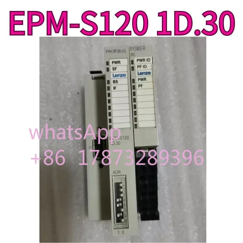 

Подержанный коммуникационный модуль EPM-S120 1D.30, протестирован нормально и быстро отправлено.