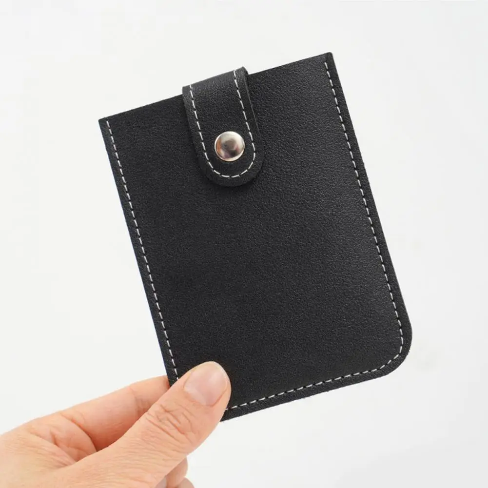 Porte-cartes léger facile à transporter, faux cuir, élégant, évalué pour les cartes de visite, cartes bancaires