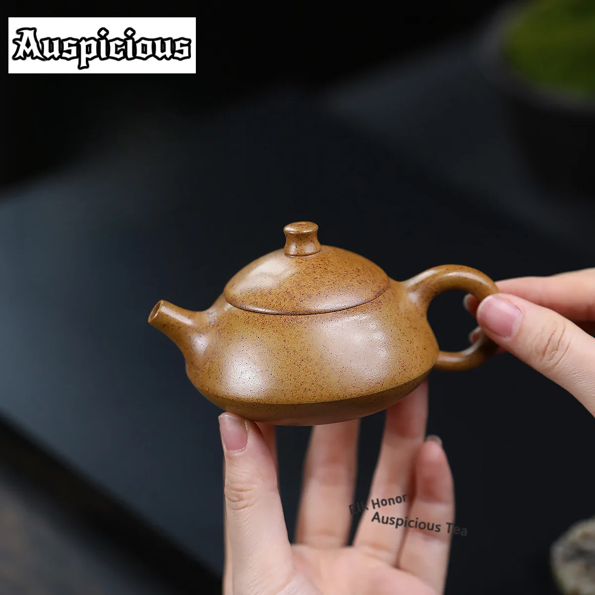 

100ml Yixing Purple Clay Teapots Handmade Combine Spoon Pot Raw Ore Wood-fired Mud Kettle Chinese Zisha Tea Set Drinkware Gift