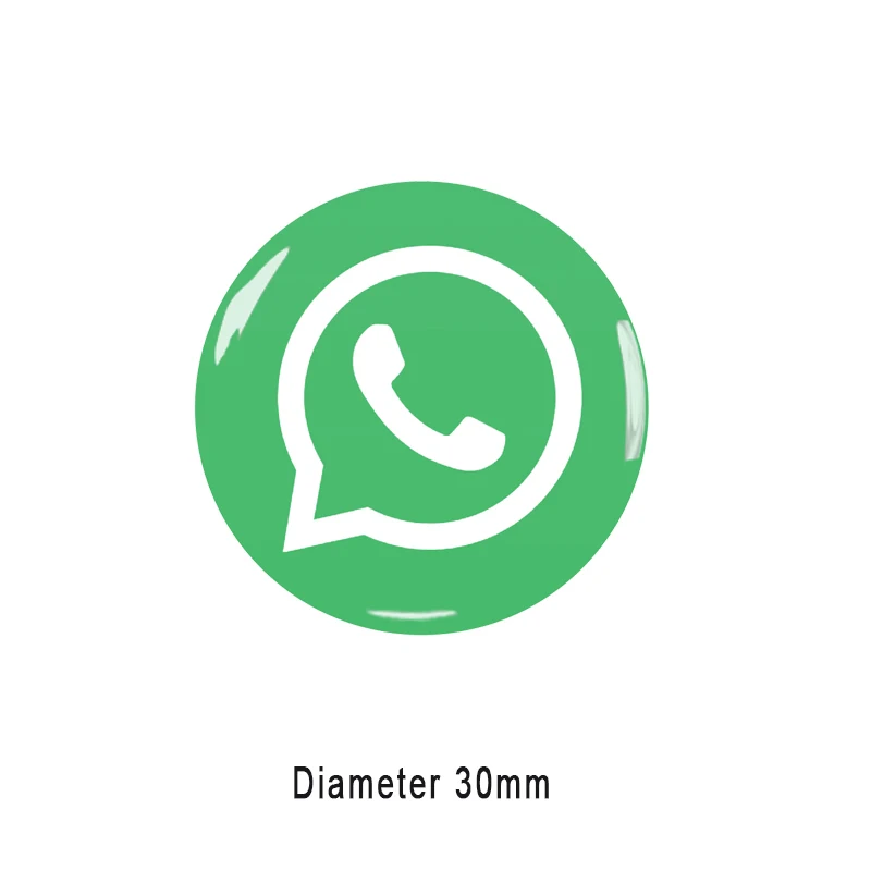 WhatsApp Instagram Facebook Google NFC эпоксидная наклейка Quick Link NTAG213 NFC тег наклейка эпоксидные этикетки