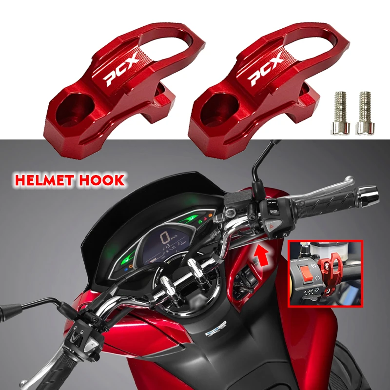 

For Honda PCX160 PCX150 PCX125 PCX 160 150 pcx 125 Motorcycle Brake Master Cylinder Holder Clamp Bracket Bag Hook Helmet Hanger