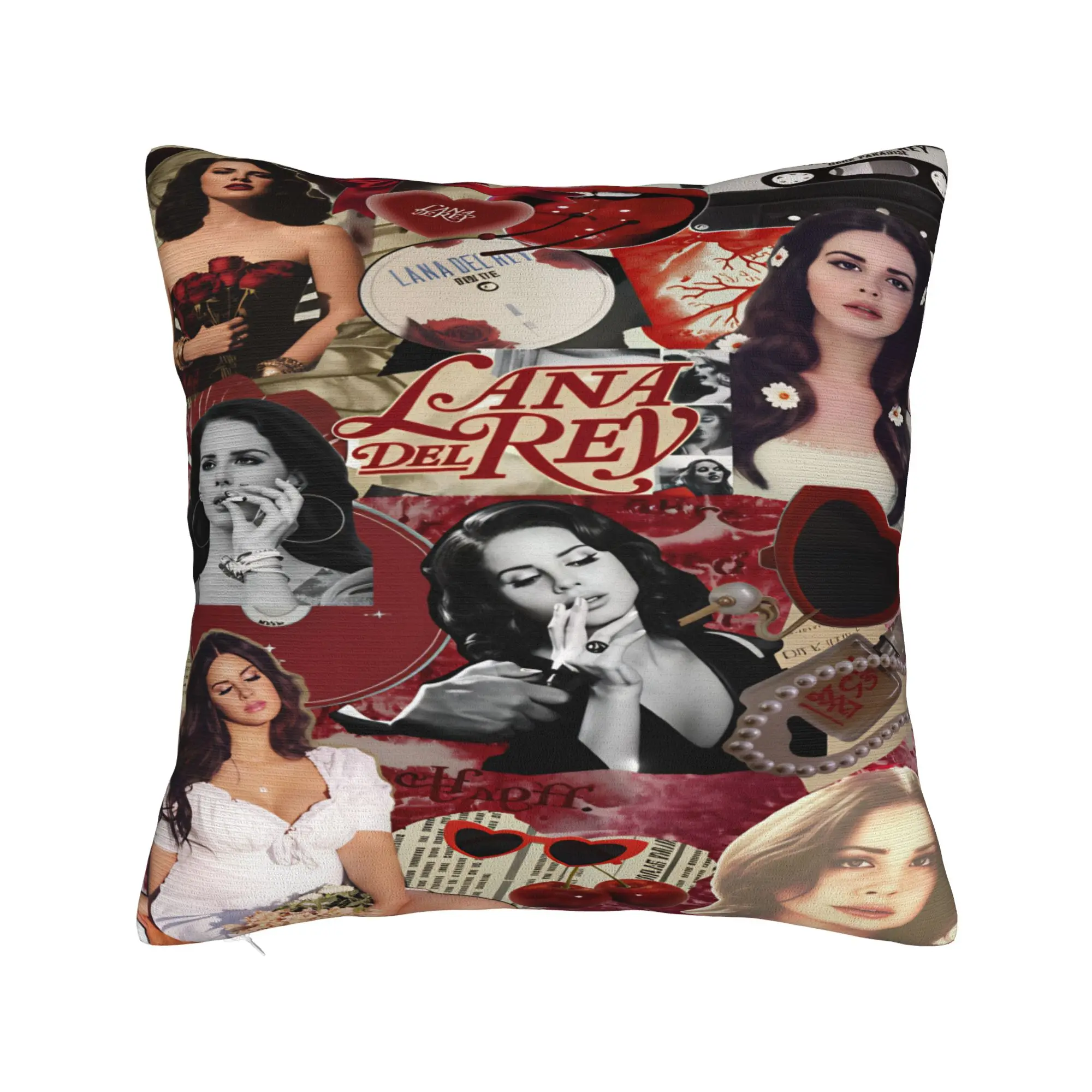 Lana Del Rey Singer Lizzy Grant  Pillow Case  Morden Pillow Cover Print Pillowcases For Sofa Car Home Decor